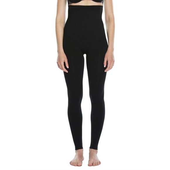 SPANX Other - RED HOT by SPANX High-Waist Shaping Black Leggings/Tights Size 1X #10969 EUC